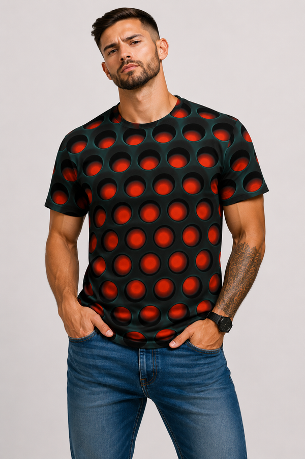 3D digital print T-shirt