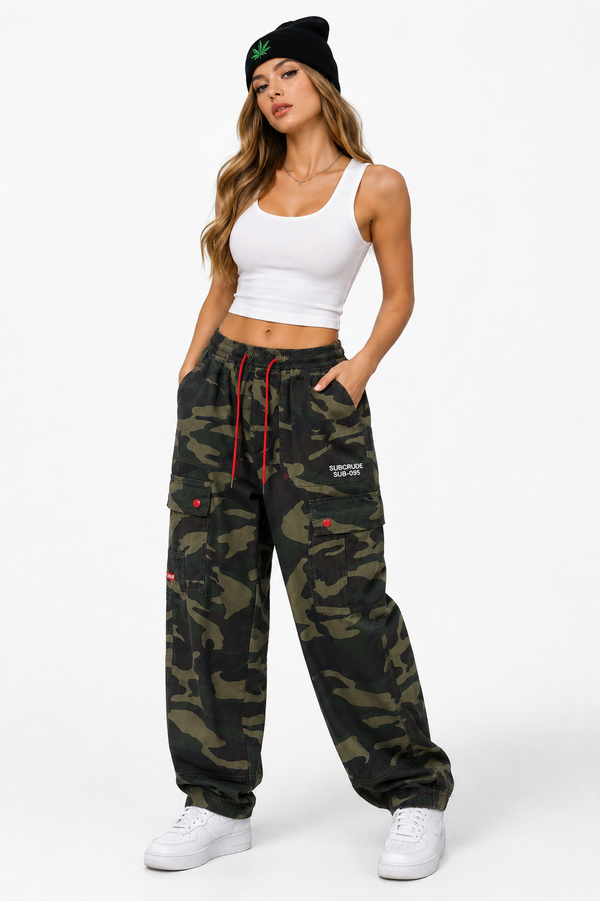 Workwear Cropped Trousers